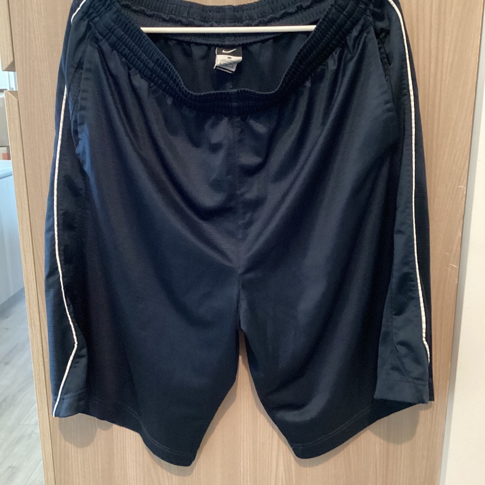 NIke Men’s Basketball Shorts, Navy Blue, XL